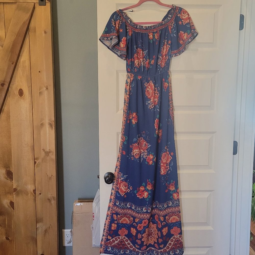 Floral maxi dress